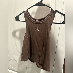 Alo Yoga aspire tank brown